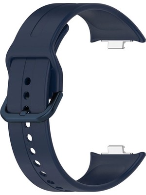 Forzacase Xiaomi Redmi Wach 5 ile Uyumlu Tokalı Çizgi Desen Silikon Kordon Kayış - FC1062