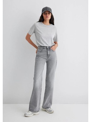 Mavi Kadın Vıctorıa Pantolon  M101072-90392 Geniş Paça Slim Fit 26 / 28 Pamuk Kumaş Desenli Günlük Stil