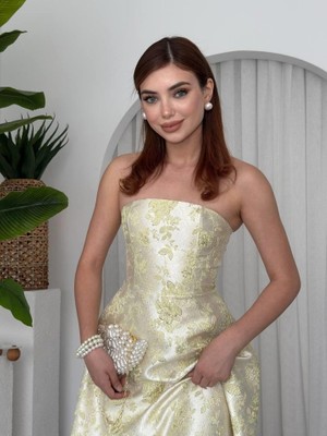 Passense Haseki Straplez Elbise