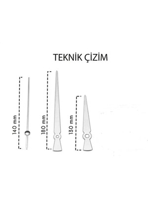 Akrep Yelkovan Saniye Seti