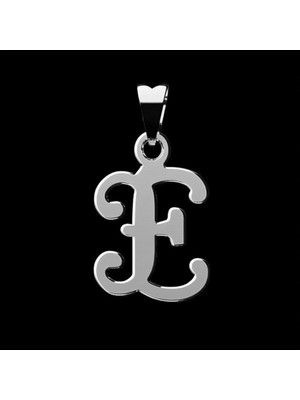 TabiTela 925 Ayar gümüş kolye Harf E   SM6034