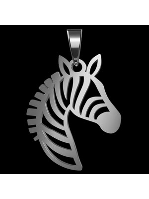 TabiTela 925 Ayar gümüş kolye zebra SM5828