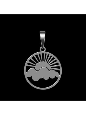 TabiTela 925 Ayar gümüş kolye bulut   SM5939