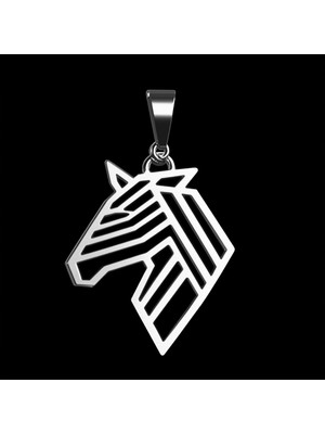 TabiTela 925 Ayar gümüş kolye zebra SM5820