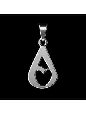 TabiTela 925 Ayar gümüş kolye Harf A   SM6005