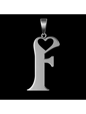 TabiTela 925 Ayar gümüş kolye Harf F   SM6041