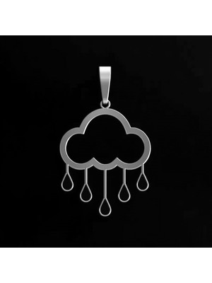 TabiTela 925 Ayar gümüş kolye bulut   SM5869