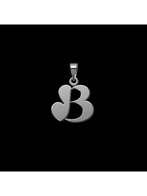 TabiTela 925 Ayar gümüş kolye Harf B   SM6015