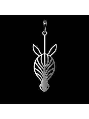 TabiTela 925 Ayar gümüş kolye zebra SM5836