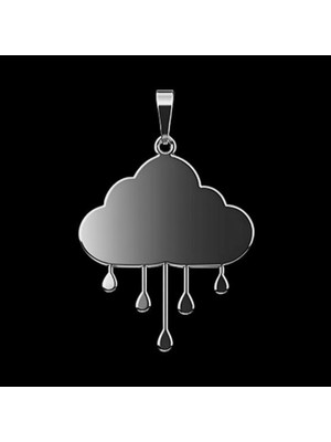TabiTela 925 Ayar gümüş kolye bulut   SM5874