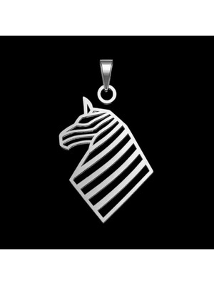 TabiTela 925 Ayar gümüş kolye zebra SM5846