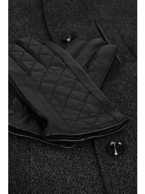 Siyah Erkek Deri Eldiven EL12