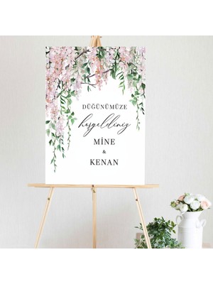 Botanik Düğün Salonu Karşılama Panosu