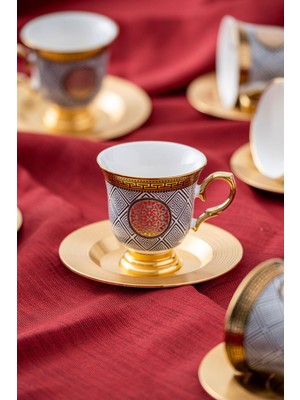 Magnus 6 Kişilik Kahve Fincanı Takımı - 90 ml