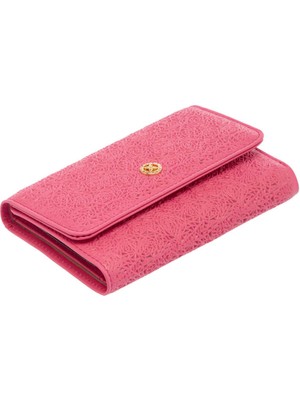 Tergan  Pembe Hakiki Deri Kadın Cüzdan - S1CB00005788-H68