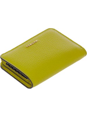 Tergan  Yeşil Hakiki Deri Kadın Cüzdan - S1CB00005812-T7A