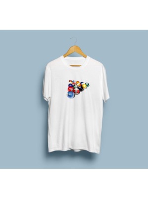 Oversize Bilardo Topları Unisex T-Shirt