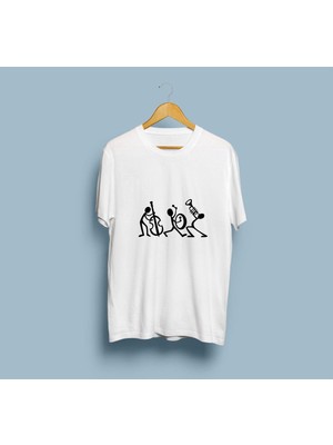 Oversize Çubuk Müzisyen ve Müzik Aletleri Tasarım Unisex T-Shirt