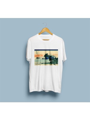 Oversize Sagami Plaj Tasarım Unisex T-Shirt