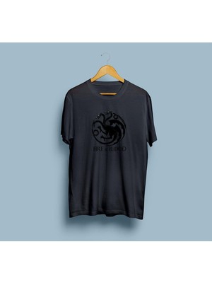 Oversize Ateş ve Kan Tasarım Unisex T-Shirt