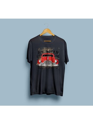 Oversize Vintage Classic Car Tasarım Unisex T-Shirt