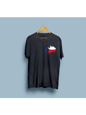 Oversize Czech Republic / Çek Cumhuriyeti Tasarım Unisex T-Shirt