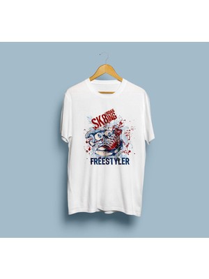 Oversize Freestyler Tasarım Unisex T-Shirt