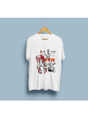 Oversize Kadın Gym / Fitness Tasarım T-Shirt