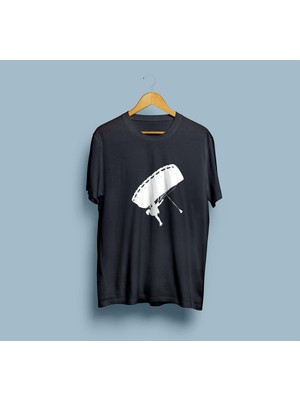 Oversize Yamaç Paraşütü Tasarım Unisex T-Shirt