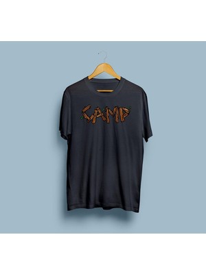Oversize Camp Tasarım Unisex T-Shirt