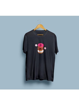 Oversize Donutlar Tasarım Unisex T-Shirt