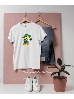 Oversize Tweety, Gangster Tasarımlı Unisex T-Shirt