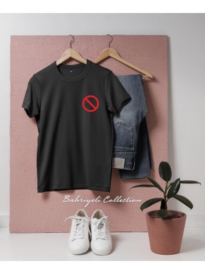 Oversize Yüzme ve Yüzücü Tasarımlı Unisex T-Shirt