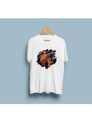 Oversize Epimeral Tasarım Unisex T-Shirt