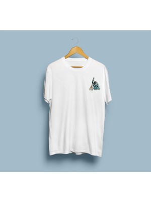 Oversize Poseidon Mızrak Baskılı Unisex T-Shirt