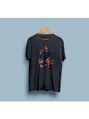 Oversize Paris Yazılı Eyfel Kulesi 2 Baskılı Tasarım Unisex T-Shirt