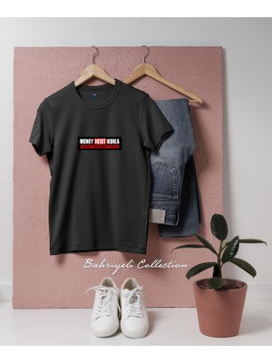 Oversize Moneyheist Korea Logo Tasarımlı Unisex T-Shirt