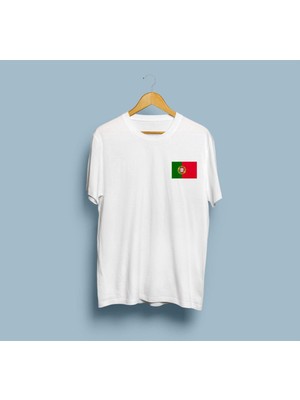 Oversize Hungary / Macaristan Bayrağı Cep Logolu Unisex T-Shirt