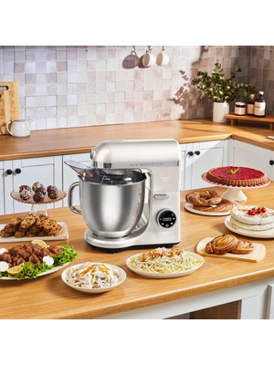Karaca Mastermaid Chef Ultra D2000W Dijital Ekranlı Hamur Yoğurma Makinesi Starlight 7l