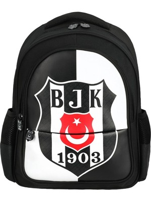 Me Okul Çantası Beşiktaş Bjk 1903 Logo Desenli Suni Deri 25360