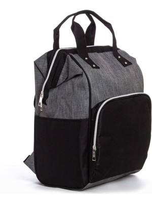 UltraNova Anne Bebek Bakım Sırt Çantası Biberon Termoslu Sıvı Geçirmez Askı Aparatlı