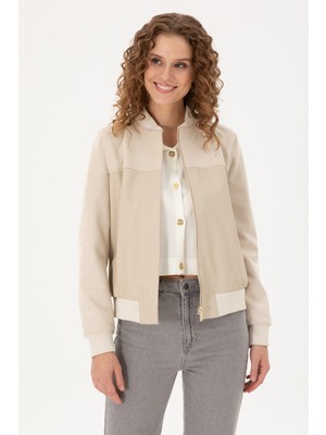 U.s. Polo Assn. Kadın Ekru Deri Mont-Kaban 50297226-VR019