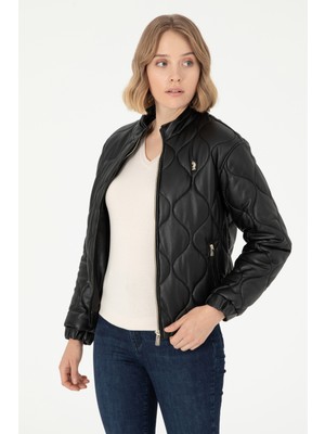 U.s. Polo Assn. Kadın Siyah Deri Mont-Kaban 50297262-001