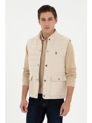 U.S. Polo Assn. Erkek Bej Deri Ceket 50297243-591