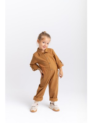 Cigit Gabardin Tulum 2-7 Yaş Taba