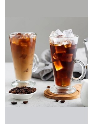 Paşabahçe 6'lı 55861 Colombian Kulplu Kahve-Latte Bardağı 263 cc