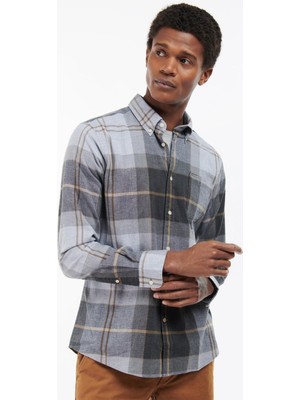 Barbour Glendale Tailored Gömlek TN86 Greystone