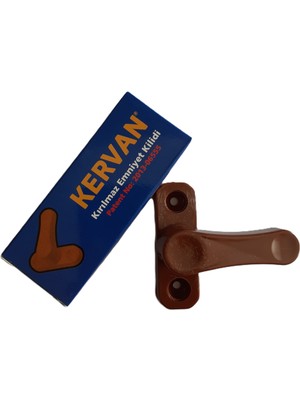 Kervan - Plastik Pencere Emniyet Kilidi - Kahverengi