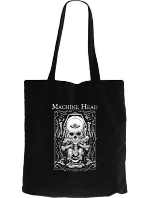 Machine Head Catharsis Siyah Kanvas Bez Çanta