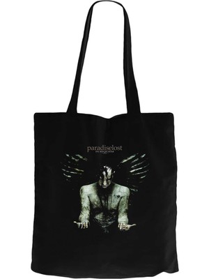 Paradise Lost In Requıem Siyah Kanvas Bez Çanta